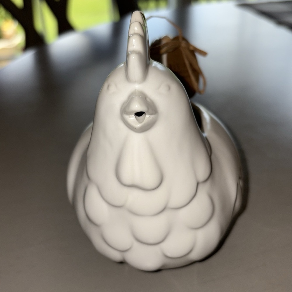 Rae Dunn Cream Ceramic Rooster Mug - Picture 4 of 6